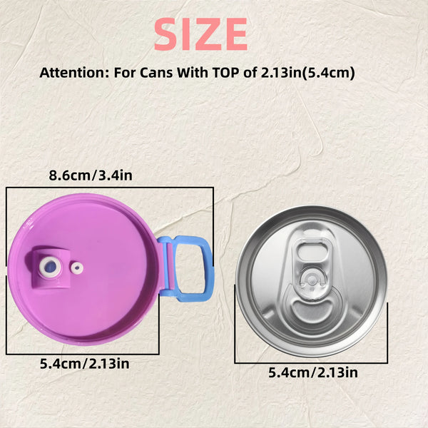 Colorful Can Saver Lids